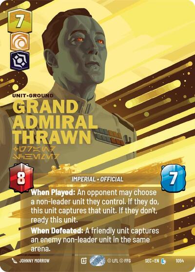 Grand Admiral Thrawn, Grand Schemer (Prestige) (Secrets of Power)(SEC-1054/1167)(L)