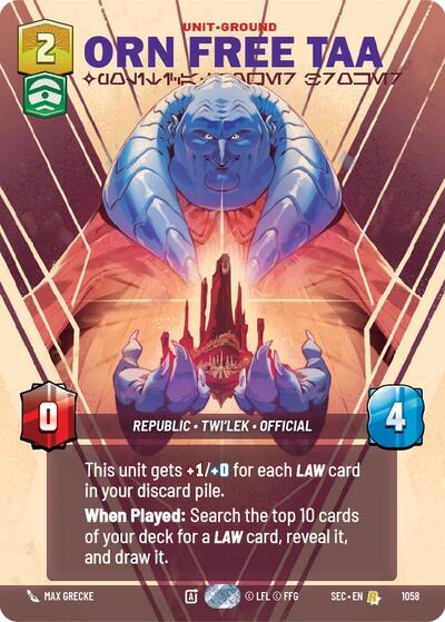Orn Free Taa, Political Power Broker (Prestige) (Secrets of Power)(SEC-1058/1167)(R)