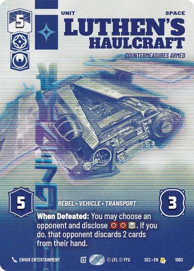 Luthen's Haulcraft, Countermeasures Armed (Prestige) (Secrets of Power)(SEC-1063/1167)(R)