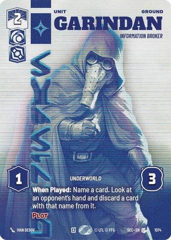 Garindan, Information Broker (Prestige) (Secrets of Power)(SEC-1074/1167)(U)