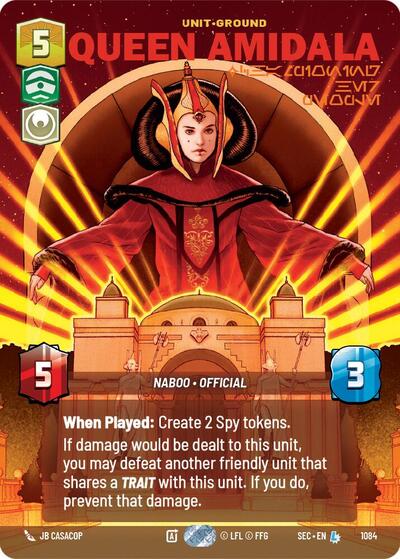 Queen Amidala, Championing Her People (Prestige Foil) - Foil (Secrets of Power)(SEC-1084/1167)(L)