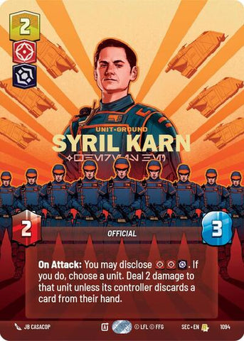 Syril Karn, Where Is He? (Prestige Foil) - Foil (Secrets of Power)(SEC-1094/1167)(R)