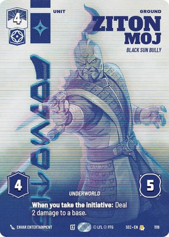 Ziton Moj, Black Sun Bully (Prestige Foil) - Foil (Secrets of Power)(SEC-1119/1167)(R)