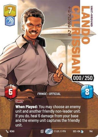 Lando Calrissian, Trust Me (Serialized) - Foil (Secrets of Power)(SEC-1141/1167)(L)