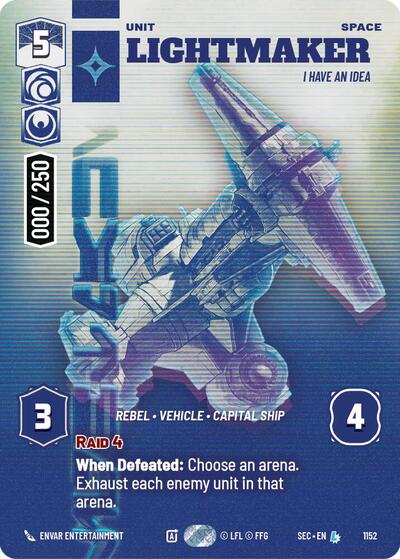 Lightmaker, I Have An Idea (Serialized) - Foil (Secrets of Power)(SEC-1152/1167)(L)