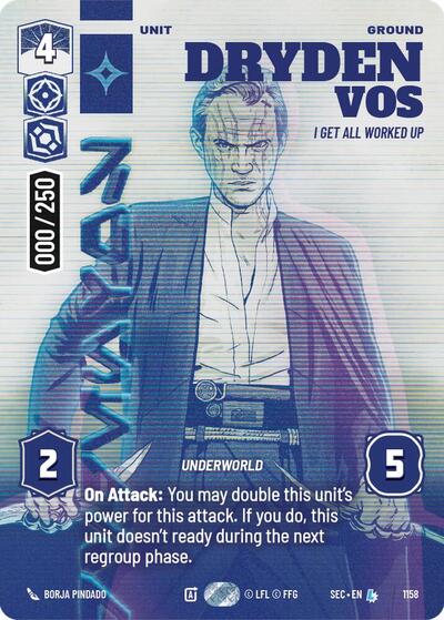 Dryden Vos, I Get All Worked Up (Serialized) - Foil (Secrets of Power)(SEC-1158/1167)(L)