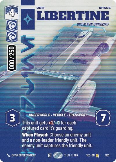 Libertine, Under New Ownership (Serialized) - Foil (Secrets of Power)(SEC-1165/1167)(R)