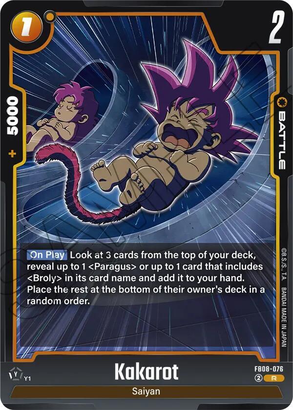 Kakarot [076] [Foil] (FB08-076)(R)