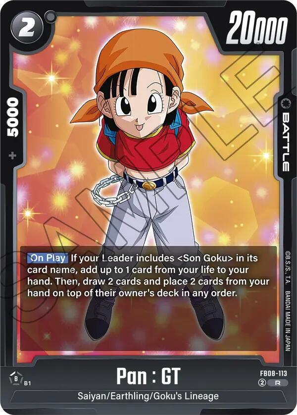 Pan : GT [113] [Foil] (FB08-113)(R)