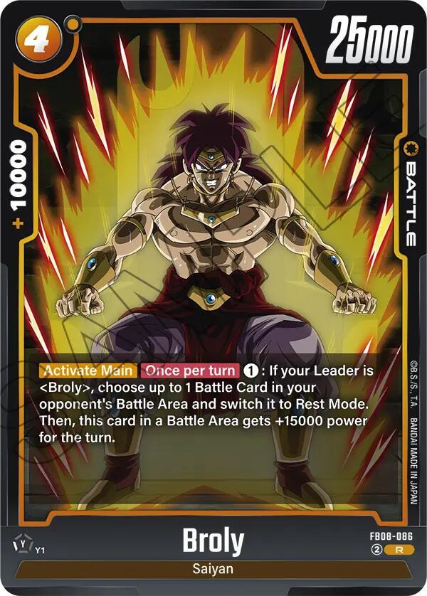 Broly [086] [Foil] (FB08-086)(R)