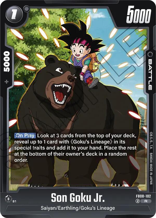 Son Goku Jr. [102] [Foil] (FB08-102)(R)