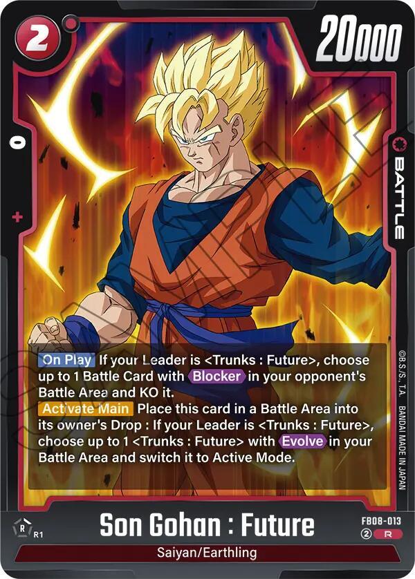 Son Gohan : Future [013] [Foil] (FB08-013)(R)