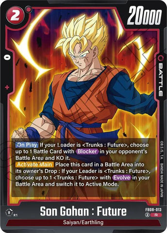 Son Gohan : Future [013] [Foil] (FB08-013)(R)