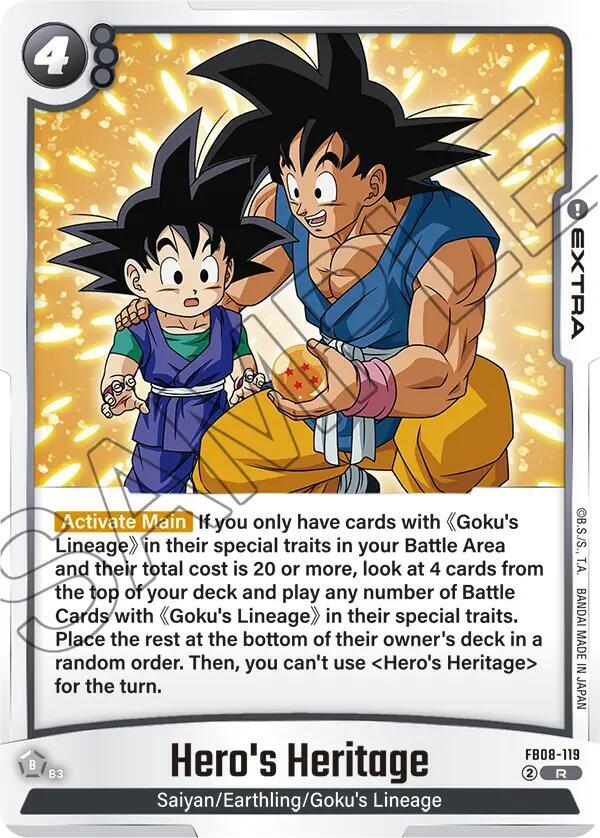 Hero's Heritage [Foil] (FB08-119)(R)
