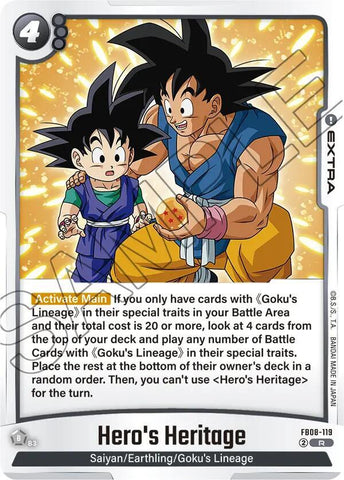 Hero's Heritage [Foil] (FB08-119)(R)