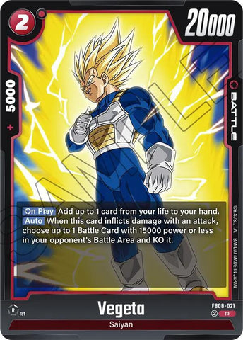 Vegeta [021] [Foil] (FB08-021)(R)