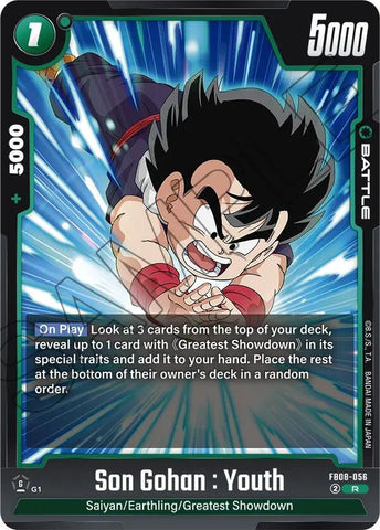 Son Gohan : Youth [056] [Foil] (FB08-056)(R)
