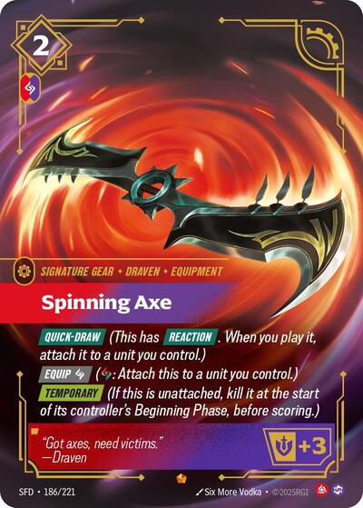 Spinning Axe - Foil (Spiritforged)(SFD-186/221)(E)