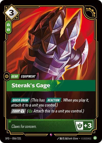 Sterak's Gage - Foil (Spiritforged)(SFD-056/221)(R)
