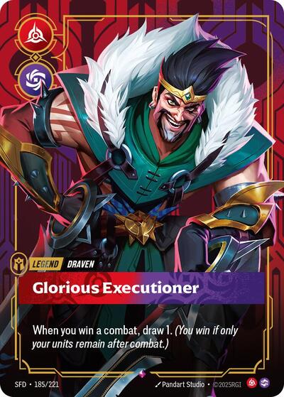 Draven, Glorious Executioner - Foil (Spiritforged)(SFD-185/221)(R)