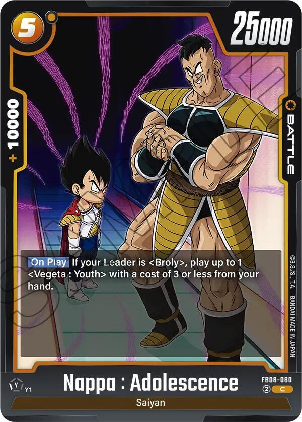 Nappa : Adolescence (FB08-080)(C)