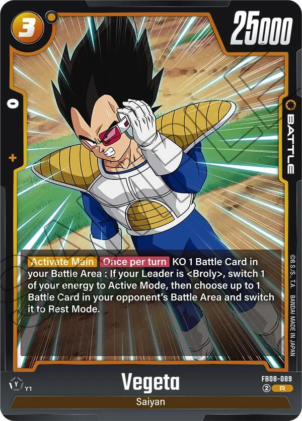 Vegeta [089] [Foil] (FB08-089)(R)