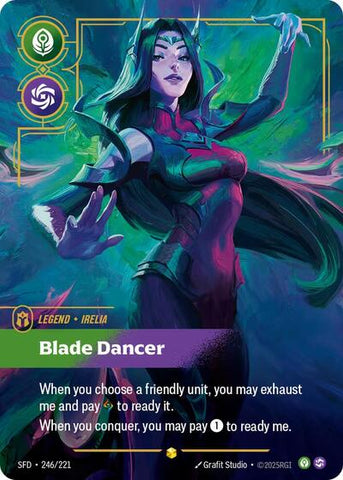 Irelia, Blade Dancer - Overnumbered - Foil (Spiritforged)(SFD-246/221)(O/AA)