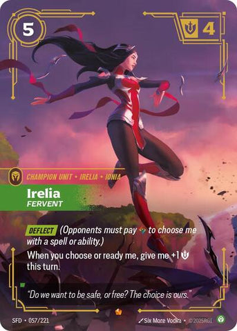 Irelia, Fervent - Foil (Spiritforged)(SFD-057/221)(E)