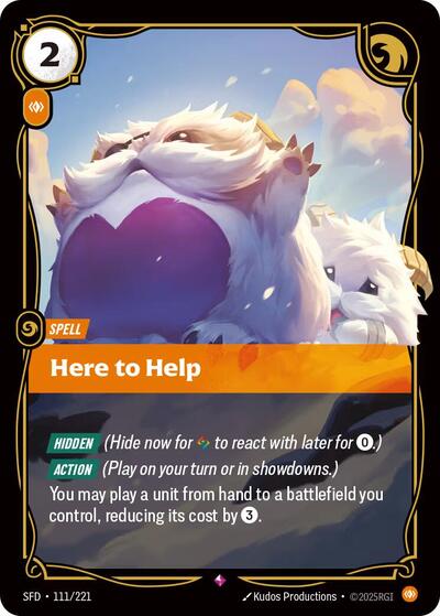 Here to Help - Foil (Spiritforged)(SFD-111/221)(R)