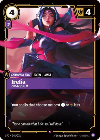 Irelia, Graceful (Spiritforged)(SFD-141/221)(R)