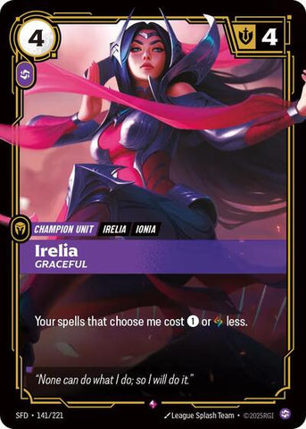 Irelia, Graceful (Spiritforged)(SFD-141/221)(R)
