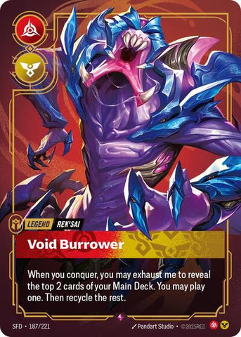 Rek'sai, Void Burrower - Foil (Spiritforged)(SFD-187/221)(R)