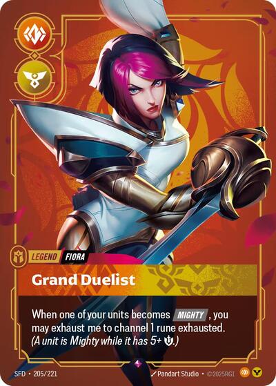 Fiora, Grand Duelist - Foil (Spiritforged)(SFD-205/221)(R)