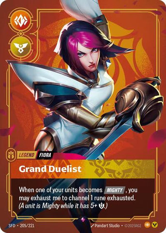 Fiora, Grand Duelist - Foil (Spiritforged)(SFD-205/221)(R)