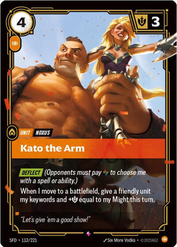 Kato the Arm - Foil (Spiritforged)(SFD-112/221)(R)
