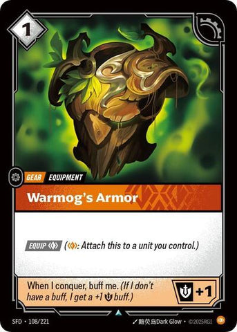 Warmog's Armor - Foil (Spiritforged)(SFD-108/221)(U)