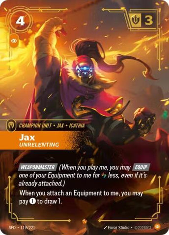 Jax, Unrelenting - Foil (Spiritforged)(SFD-119/221)(E)