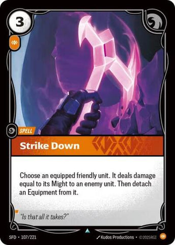 Strike Down (Spiritforged)(SFD-107/221)(U)