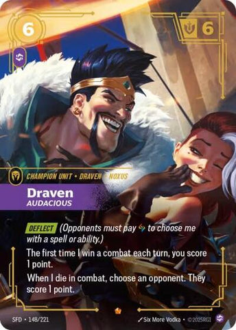 Draven, Audacious - Foil (Spiritforged)(SFD-148/221)(E)
