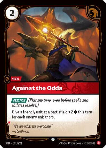 Against the Odds - Foil (Spiritforged)(SFD-001/221)(C)