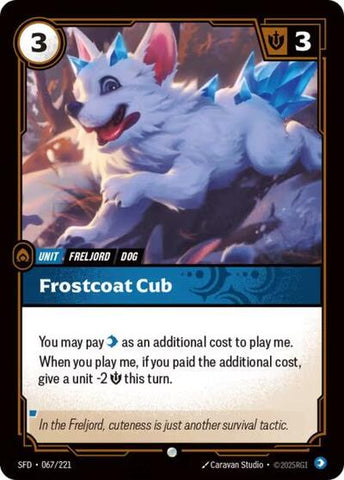 Frostcoat Cub - Foil (Spiritforged)(SFD-067/221)(C)