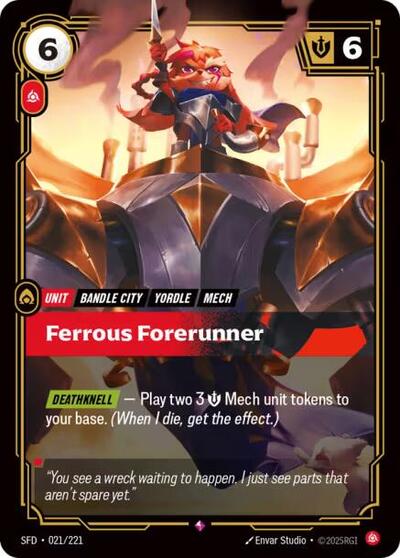 Ferrous Forerunner - Foil (Spiritforged)(SFD-021/221)(R)