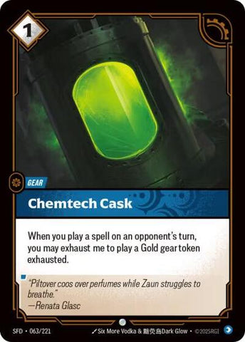 Chemtech Cask - Foil (Spiritforged)(SFD-063/221)(C)