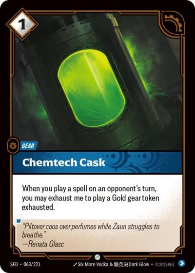 Chemtech Cask (Spiritforged)(SFD-063/221)(C)
