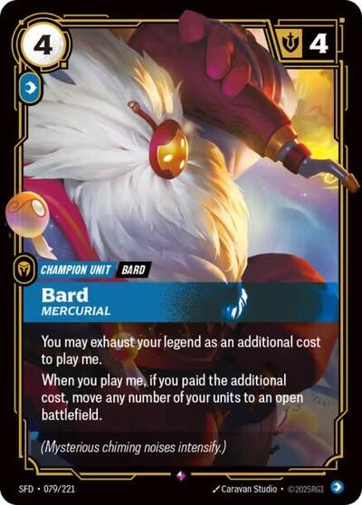 Bard, Mercurial - Foil (Spiritforged)(SFD-079/221)(R)