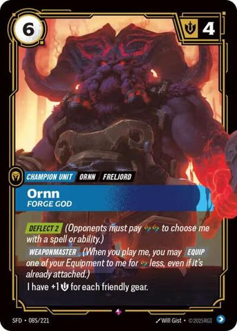 Ornn, Forge God - Foil (Spiritforged)(SFD-085/221)(R)