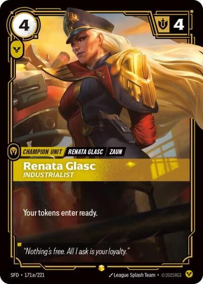Renata Glasc, Industrialist - Alternate Art - Foil (Spiritforged)(SFD-171a/221)(O/AA)