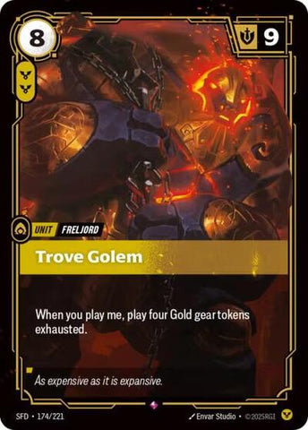 Trove Golem - Foil (Spiritforged)(SFD-174/221)(R)