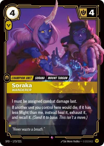 Soraka, Wanderer - Foil (Spiritforged)(SFD-173/221)(R)