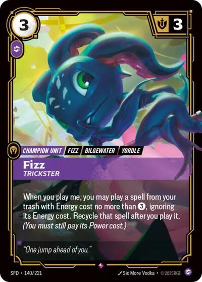 Fizz, Trickster - Foil (Spiritforged)(SFD-140/221)(R)